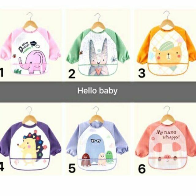 Áo Yếm Ăn Dặm Cho Bé Đến 4 Tuổi ( Hàng Đẹp )