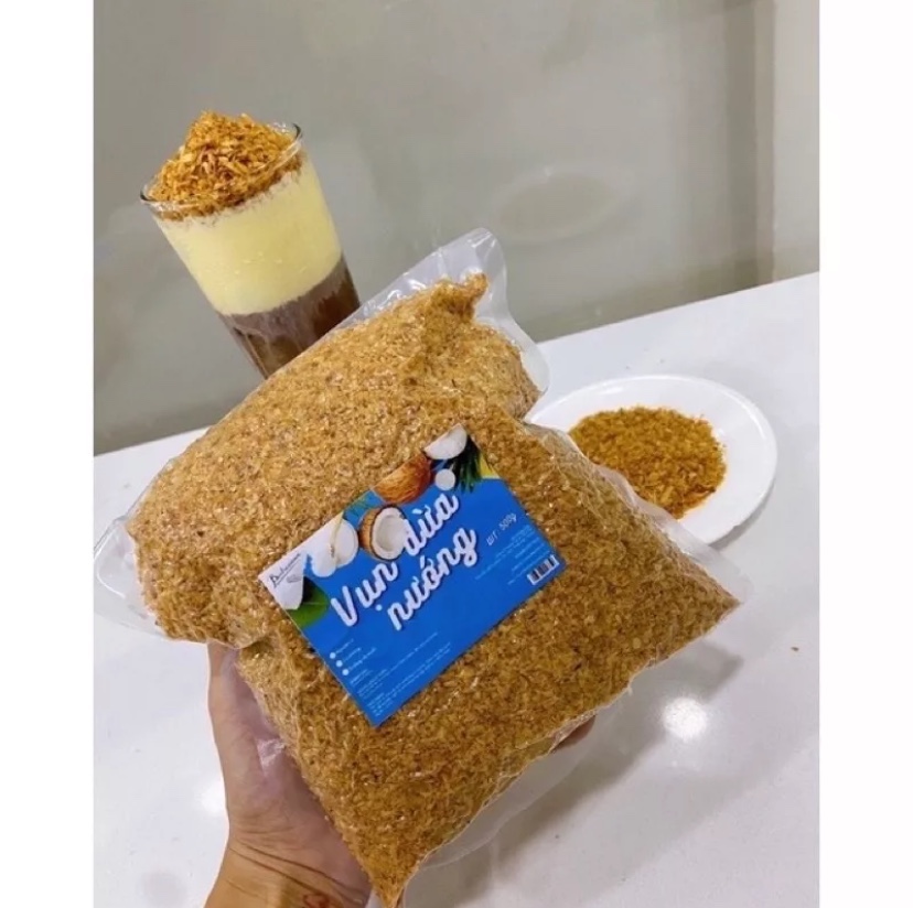 Vụn dừa nướng - dừa nướng hạt gạo 500g
