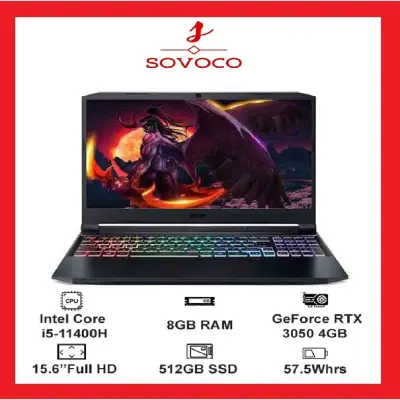 Laptop Acer Gaming Nitro 5 Eagle AN515-57-51G6 (NH.QD8SV.002) (i5 11400H/8GB Ram/512GB SSD/RTX3050 4G/15.6 inch FHD 144H