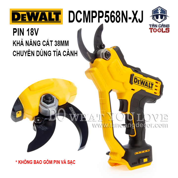Máy cắt cành dùng pin dewalt 18v dcmpp568n-xj