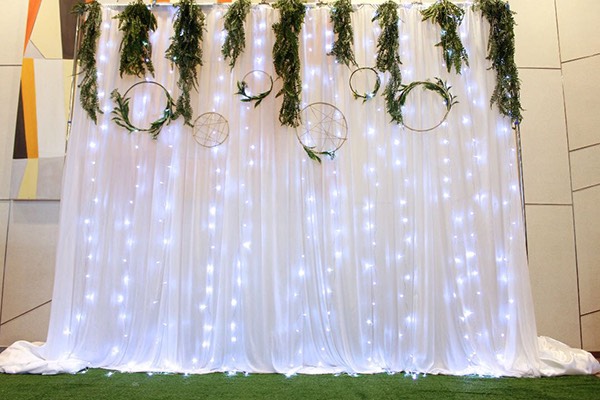 Rèm voan lưới 1.7m x 2m decor background sinh nhật meeting