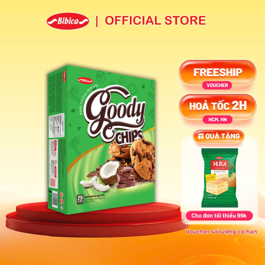 Bánh Goody Chips Socola 300 gram Bibica