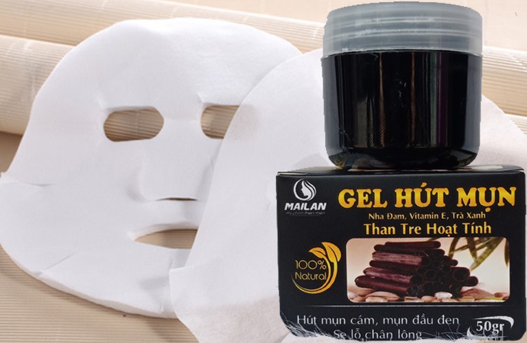 [Tặng kèm 5 Mặt Nạ Giấy] Lột Mụn Than Tre Hoạt Tính  50g