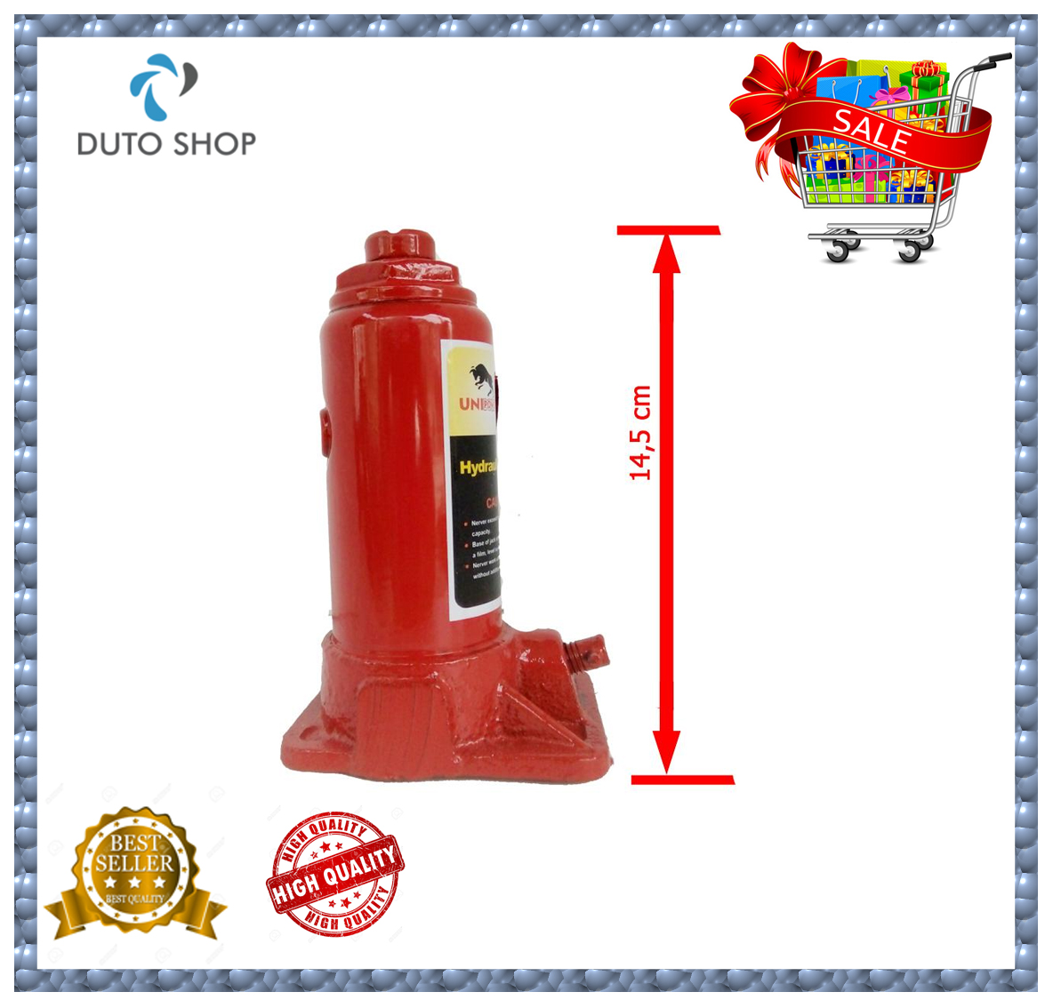 Kích nâng thủy lực 2 tấn - Con đội 2 tấn