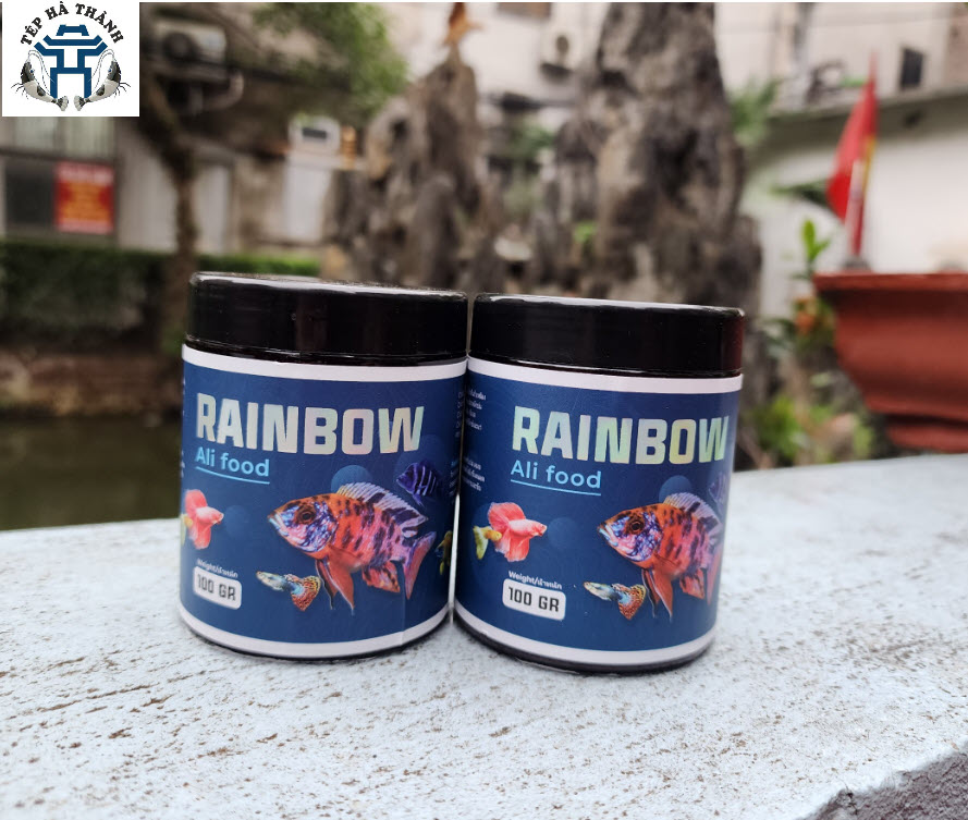 [Hoàn Tiền 10%] Thức Ăn Rainbow Lên Màu Cho Cá Ali và Cá Cảnh