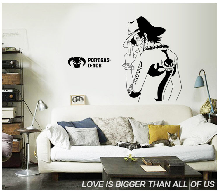[HCM]Decal dán tường Đảo hải tặc One Piece
