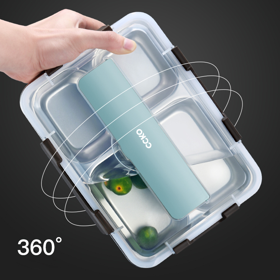 Hộp đựng cơm CCKO cao cấp (Kèm thìa đũa sang trọng)