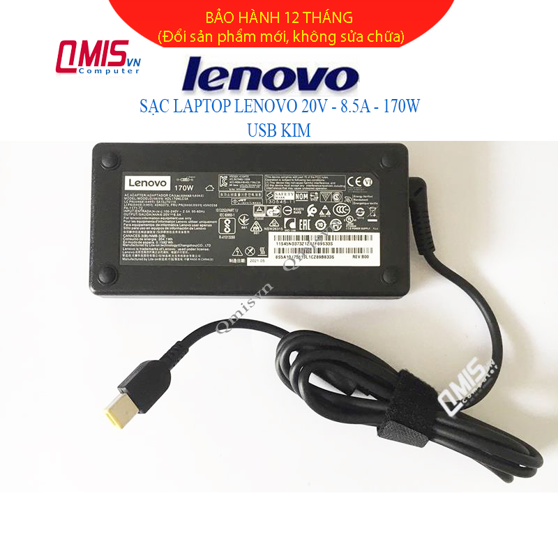 Sạc laptop lenovo 20v-8.5a 170w lenovo thinkpad t440, t440p, t450, t540, t540p, t550, w540, w550, x250. lenovo thinkpad x1 carbon lenovo thinkpad yoga 12, 15