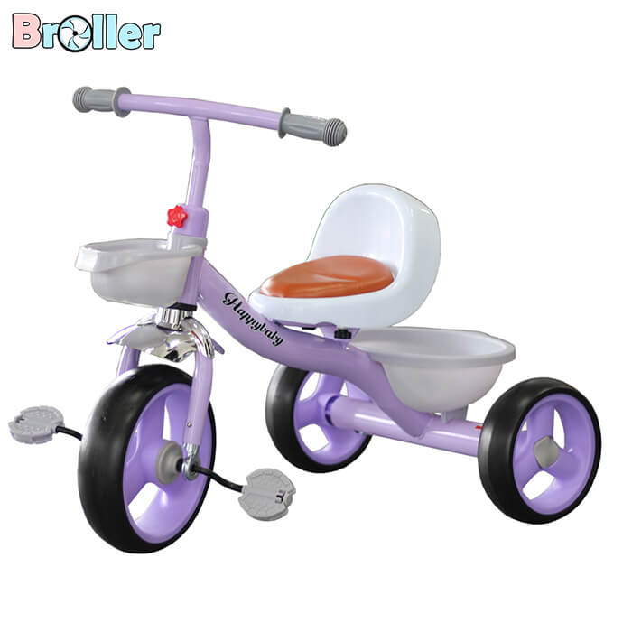 Xe đạp trẻ em, Xe đạp 3 bánh 001 có giỏ để đồ dành cho bé từ 2 đến 6 tuổi