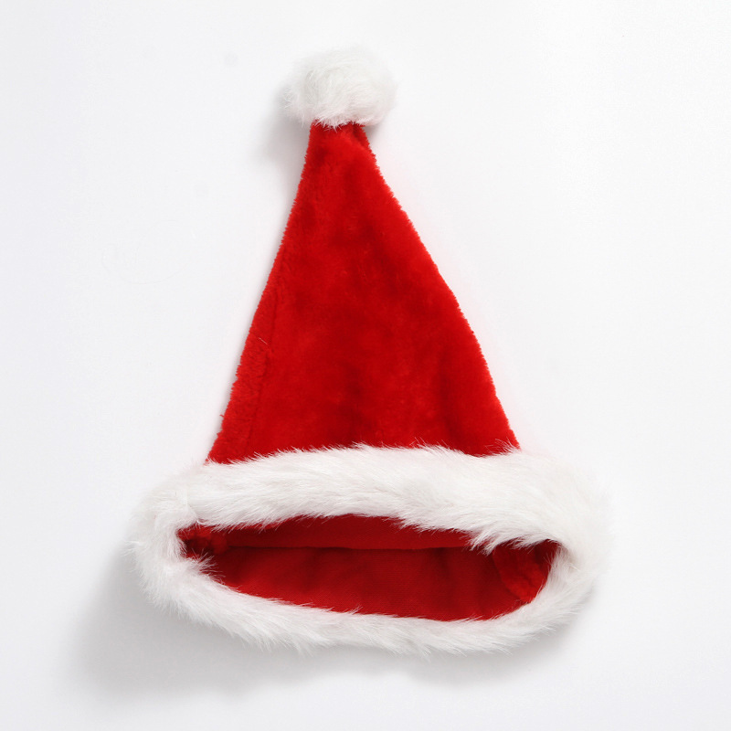 Nón noel lông dày