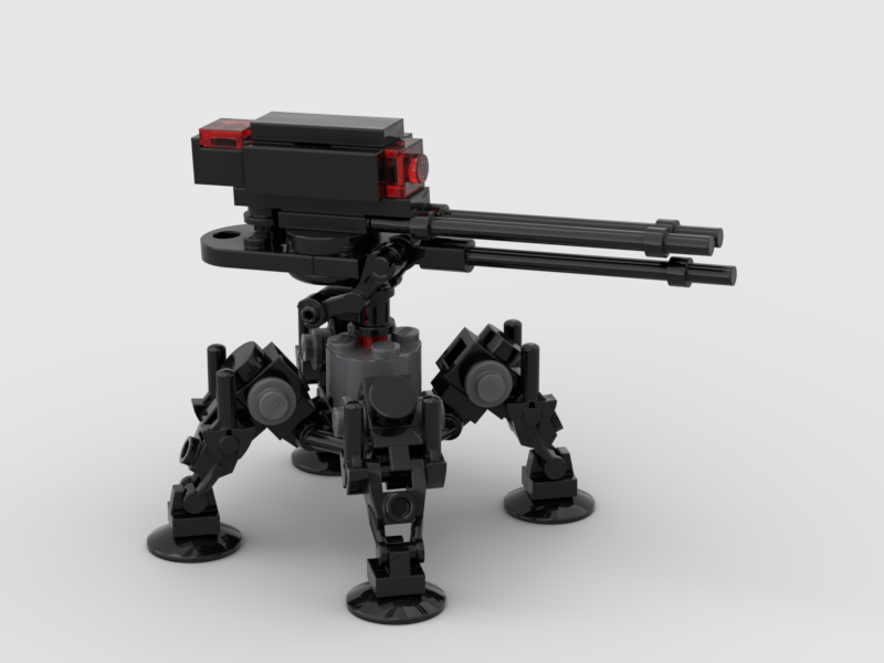 Le Go Đồ Chơi Lắp Ráp Robot Moc Mech Gunlinger