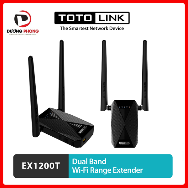 Bảng giá Kích sóng Wi-Fi TOTOLINK EX1200T  Băng tần kép AC1200 - BH24T Chính hãng Phong Vũ