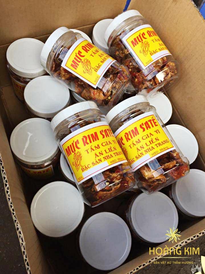 Combo 2 hũ Mực rim sa tế Đặc sản Nha Trang