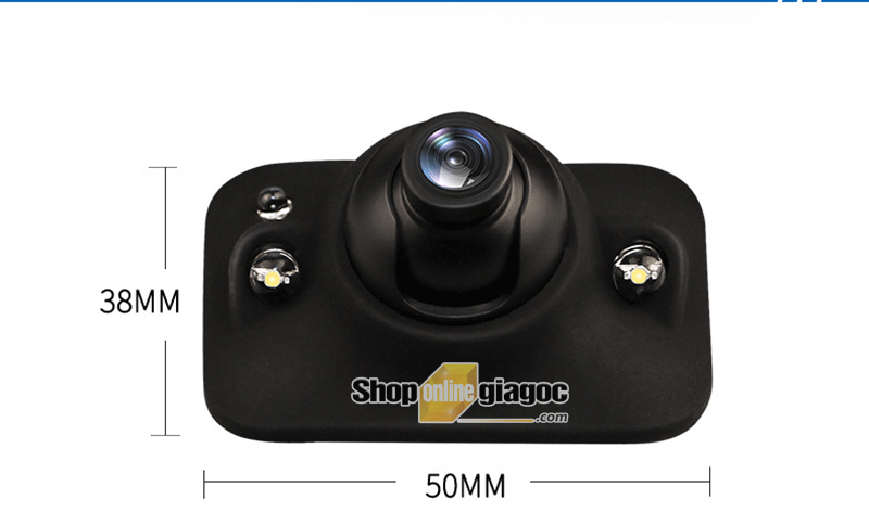 [HCM]Camera Gắn Gương Cập Lề Xoay 360 Độ 2 LED