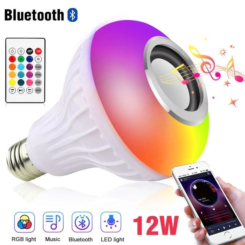Bóng đèn LED độc đáo kiêm loa nghe nhạc bluetooth