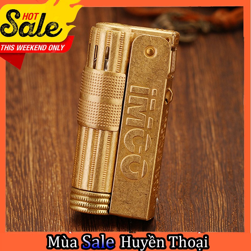 Hột Quẹt Bật Lửa Xăng Đá Imco 6700A Bằng Đồng Cao Cấp