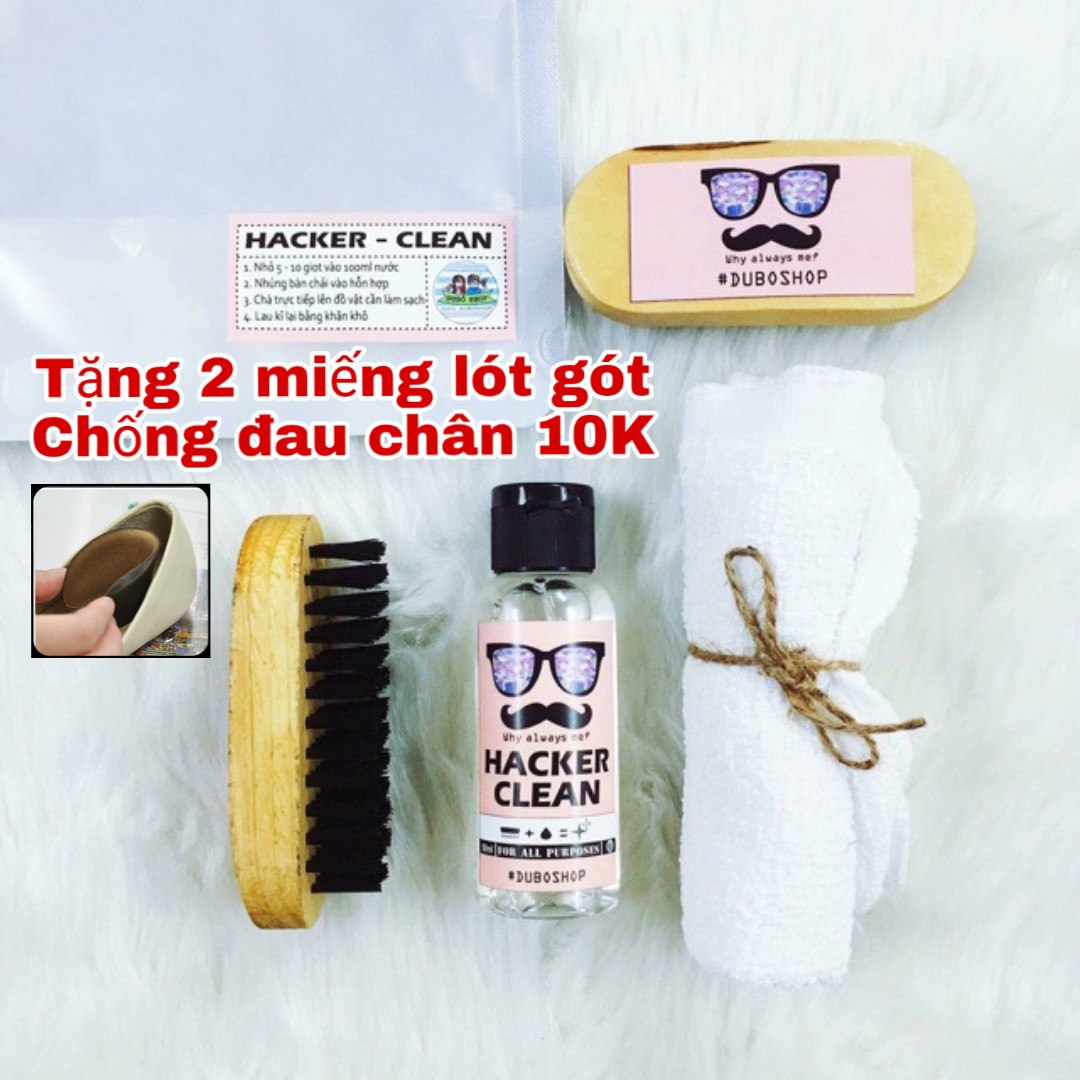 Bộ vệ sinh giày túi chuyên dụng HACKER CLEAN