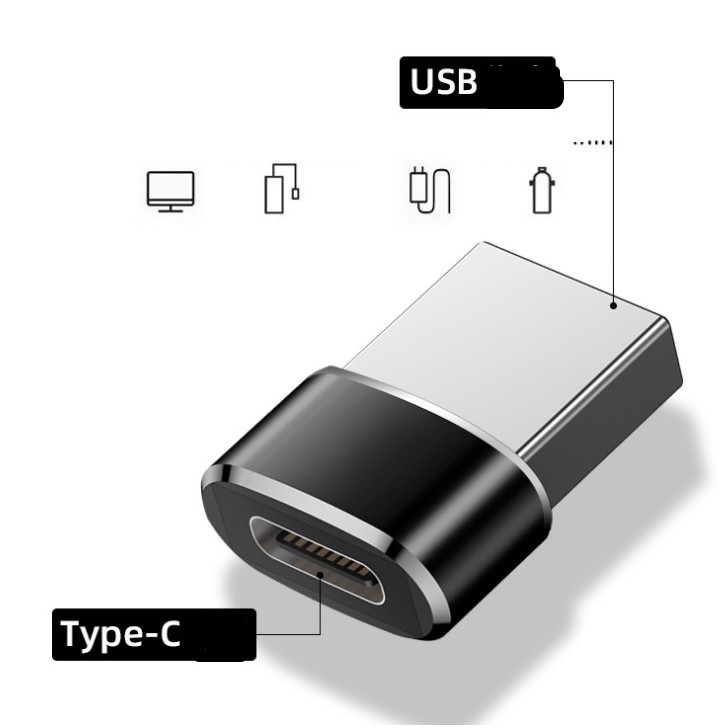 Adapter chuyển usb-c type-c sang usb - otg050
