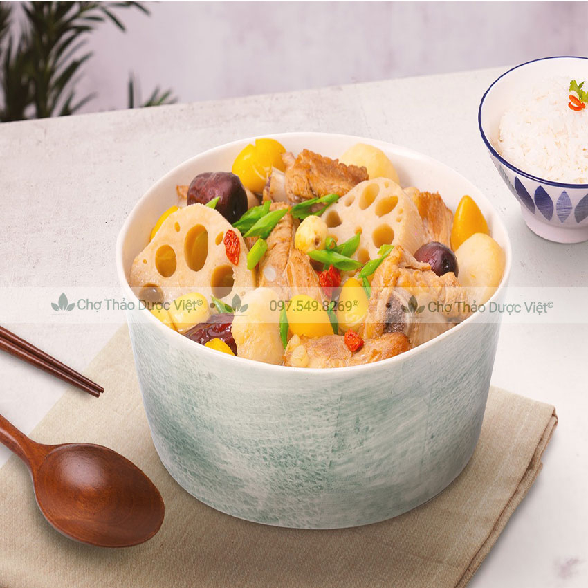 Củ sen khô 500g ( nấu canh, pha trà ) - Chợ Thảo Dược Việt