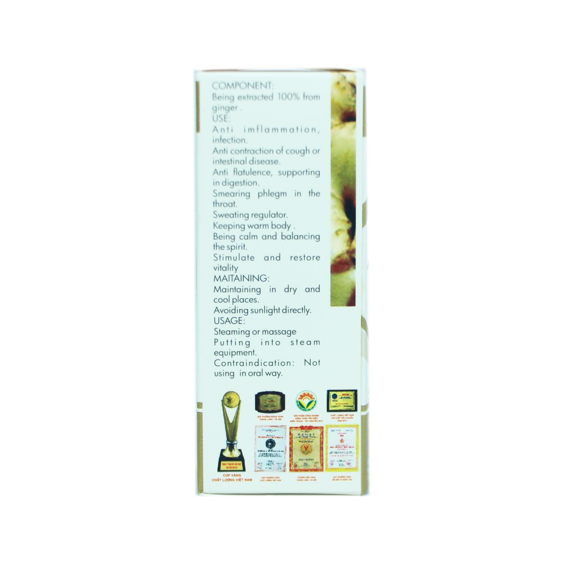 Tinh dầu gừng Kim Vui 50ml