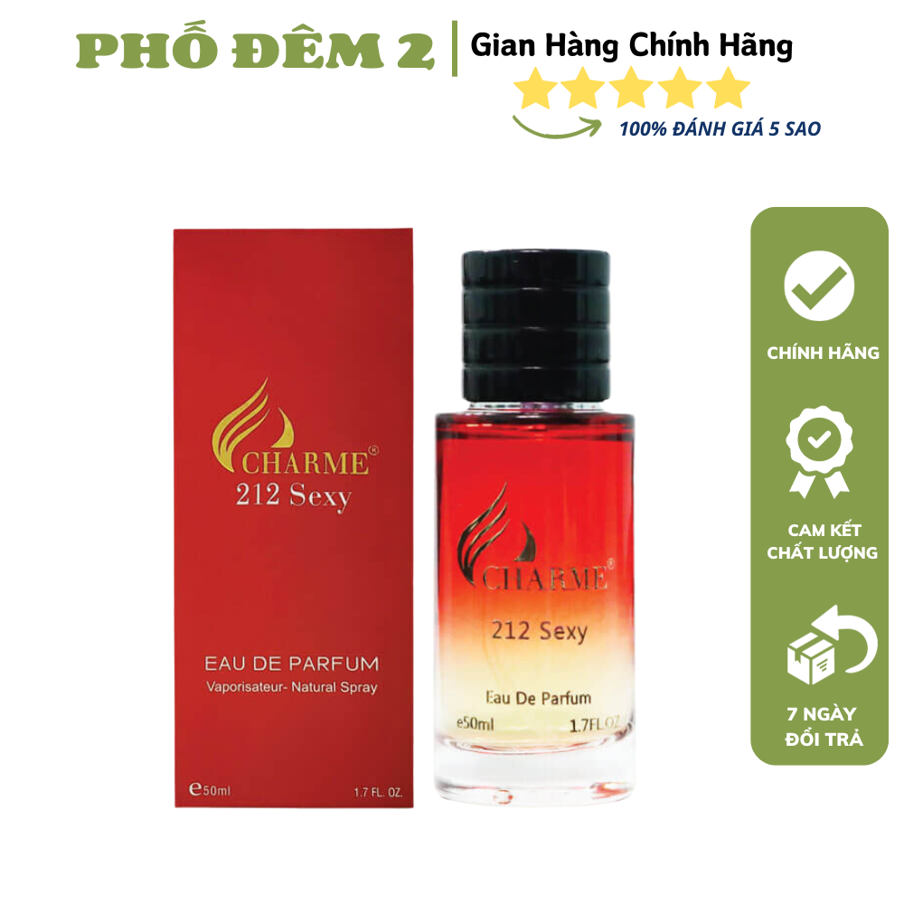 [HCM]NƯỚC HOA NAM TÍNH 212 SEXY 50ML