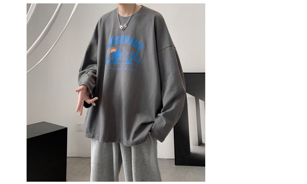 Áo thun tay dài unisex nam MOVE