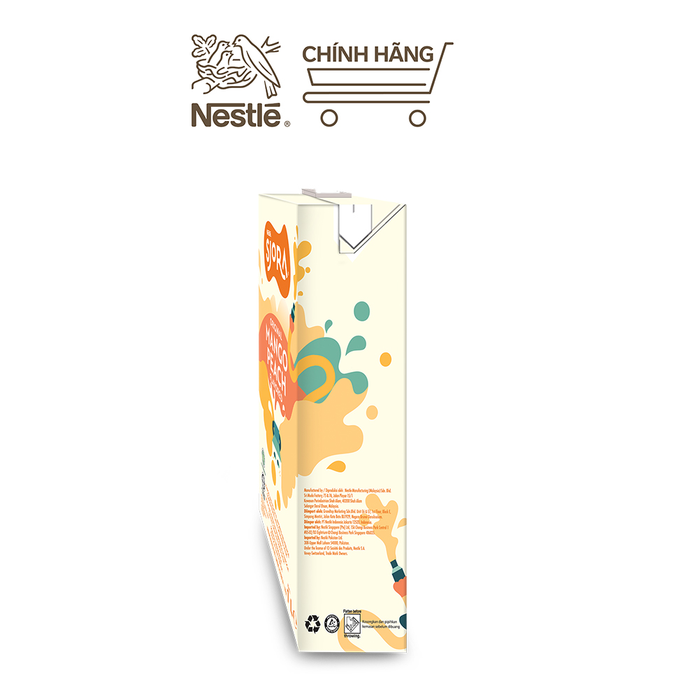 [FREESHIP TOÀN QUỐC] Nước trái cây cô đặc SJORA xoài đào (hộp 1L)