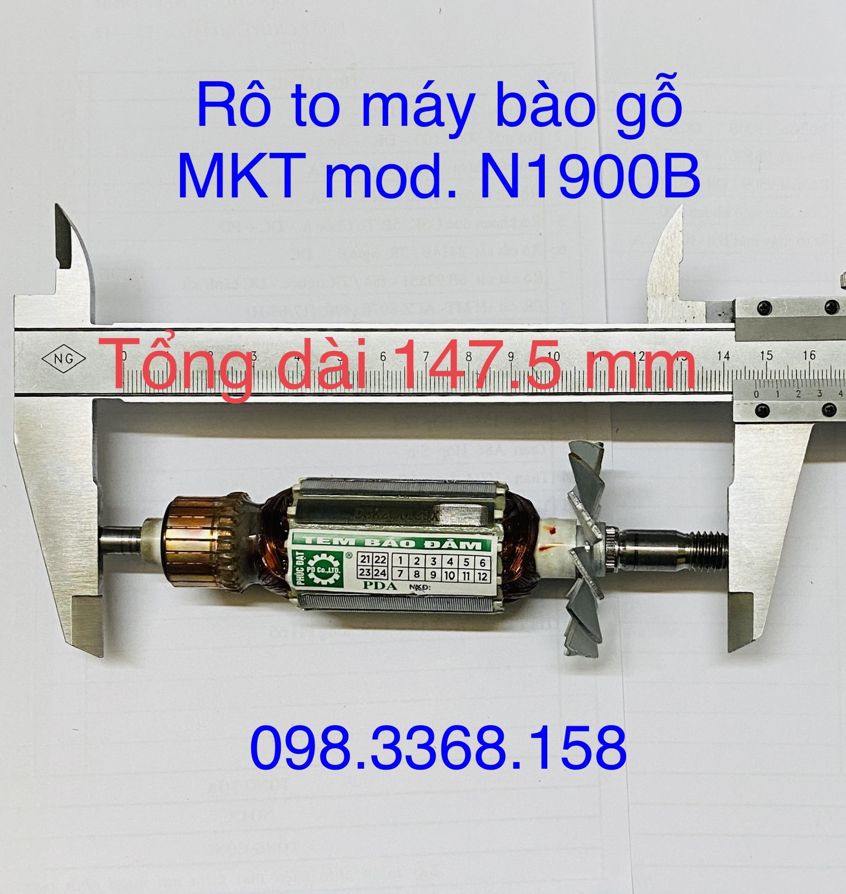 RÔ TO máy BÀO GỖ Ma.Kl Ta Mod. N1900B