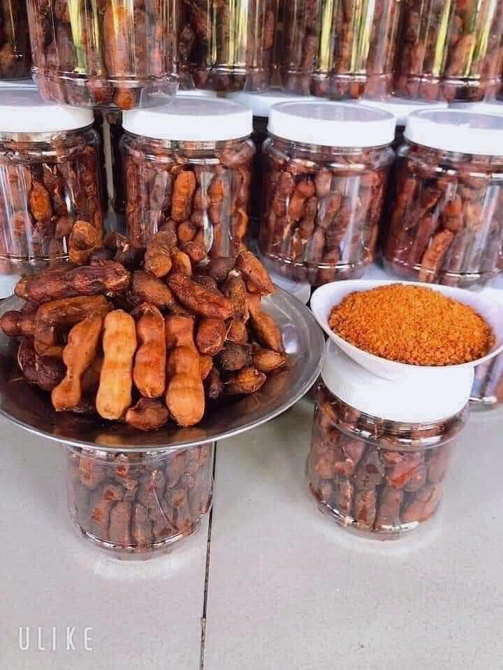 (Combo 2 hủ) Me Lào muối tôm siêu ngon 500 gram/hủ [ Baby cute ]