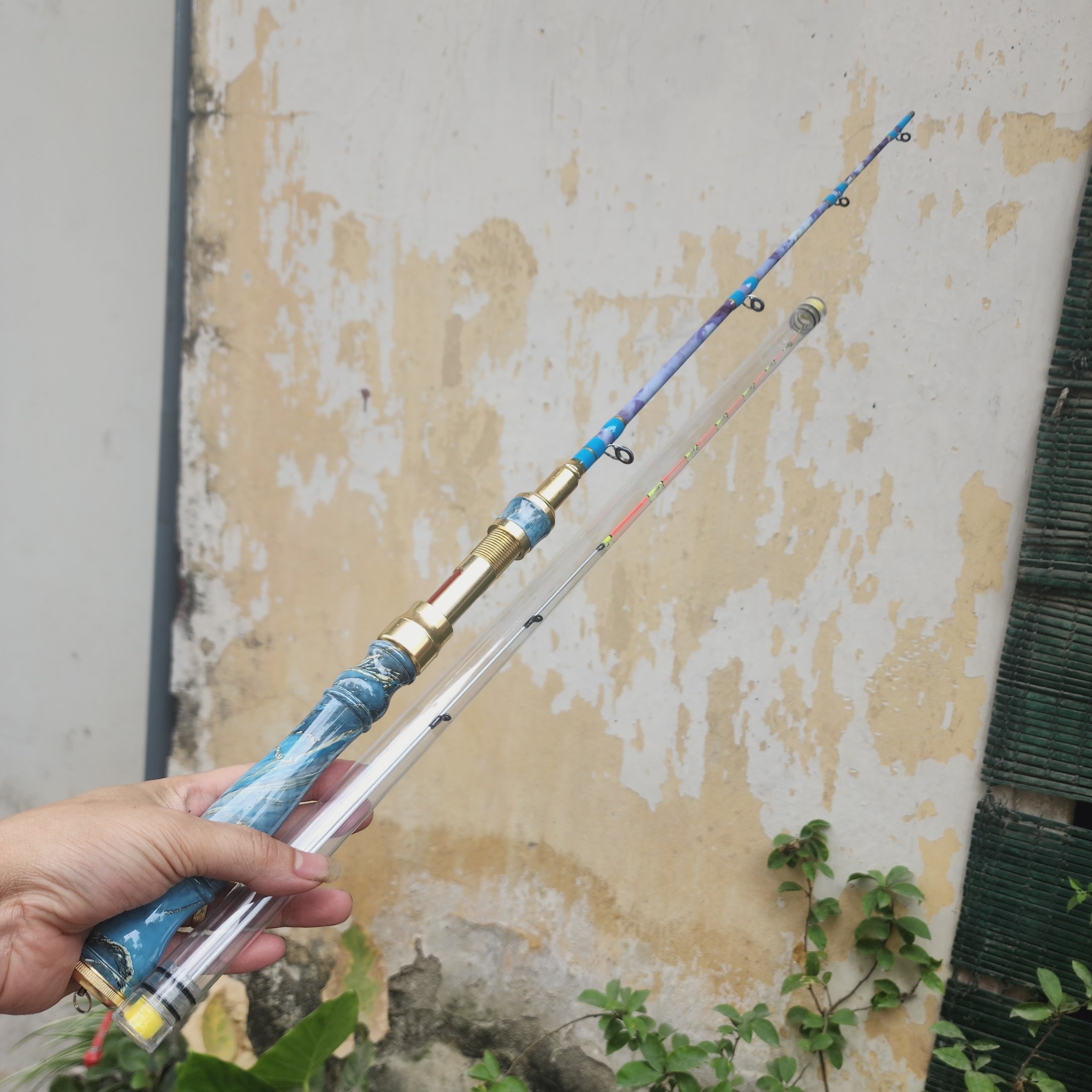 Ikada 2-Mode Fishing Rod 120cm - 15cm - Super Beautiful Colors - Super Soft - Holds Fish Very Strong
