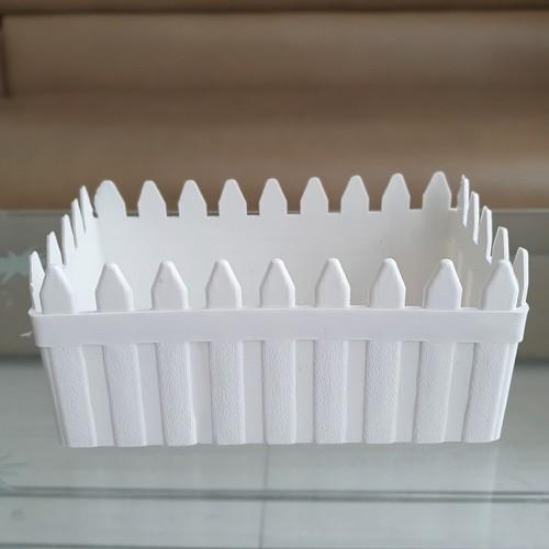 [HCM]Chậu hàng rào 45cm x 14cm x 12cm