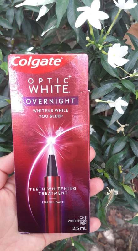 Bút tẩy trắng răng Colgate Optic White Overnight 2,5ml-( date 11/2021)