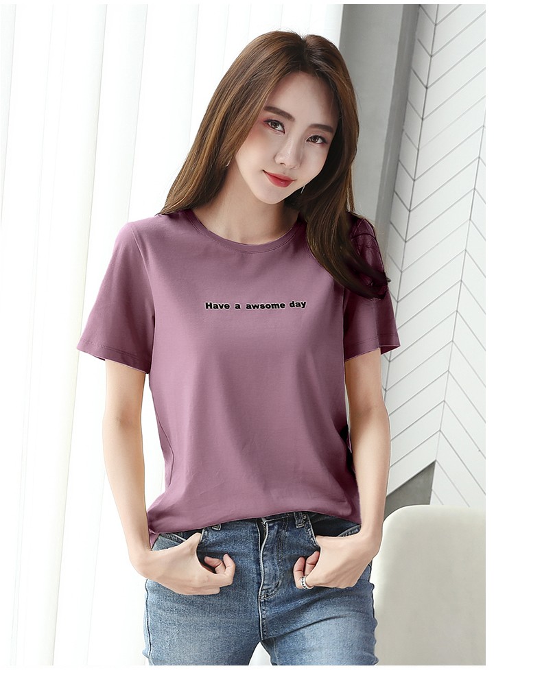 [HCM]Áo Thun Nữ Form Body Màu Đẹp AWSOME