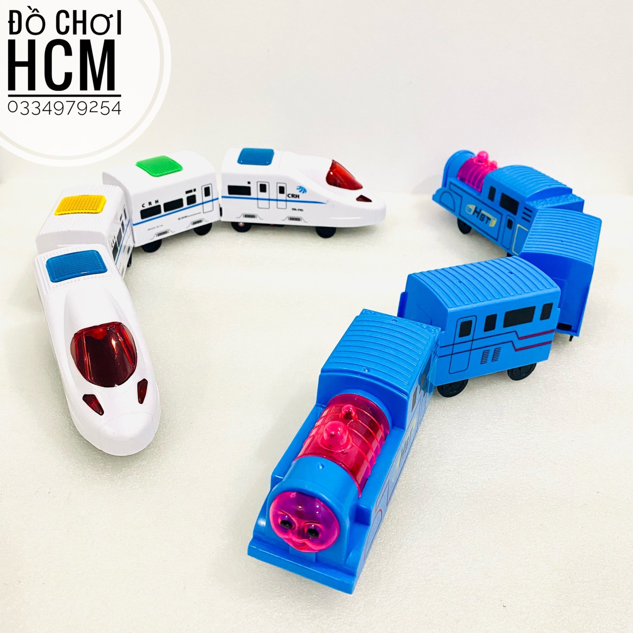 [HCM][DÙNG PIN NHIỂU MẪU] Đồ chơi xe lửa tàu điện ngầm, đường ray xe lửa Thomas dành cho bé thích khám phá mô hình xe
