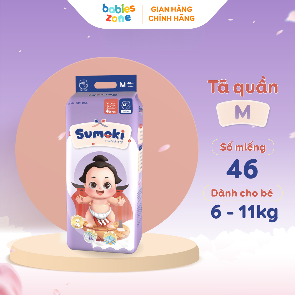 Miếng dùng thử. Tã Bỉm Dán Quần SUMOKI có đủ size thương hiệu Nhật Bản ...