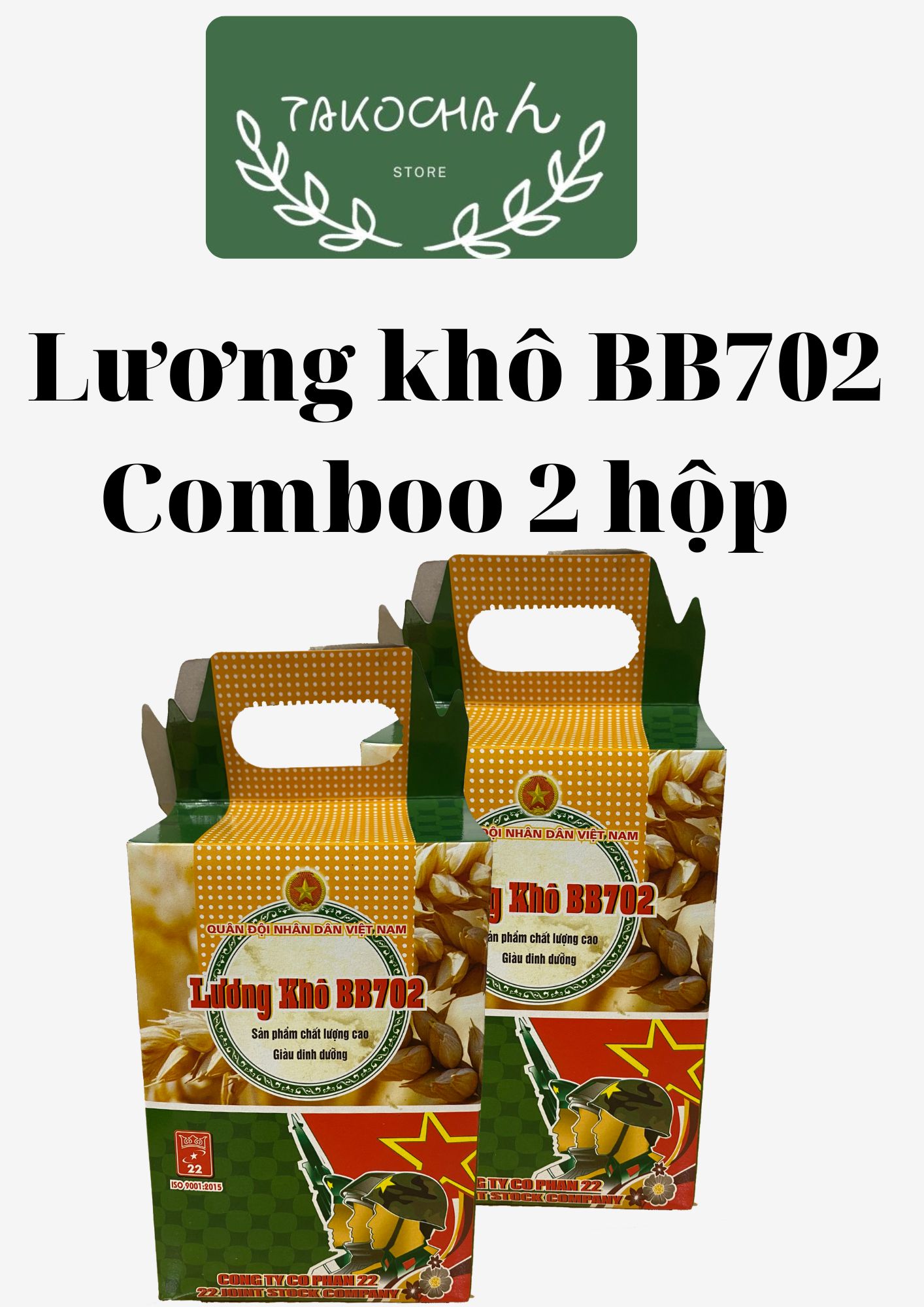 [Hộp 10gói] [Combo 20gói] Lương khô BB702