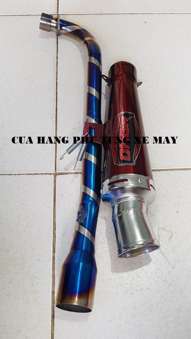Pô ORBR gắn xe Wave, Dream, Sirius, Cub ( kèm cổ titan + lò xo )