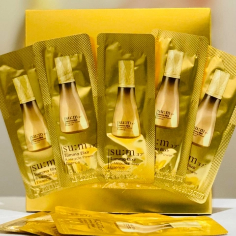 Combo 10 gói Tinh Chất Vàng Sum37 Summa Elixir 8 Miracle Power Essence