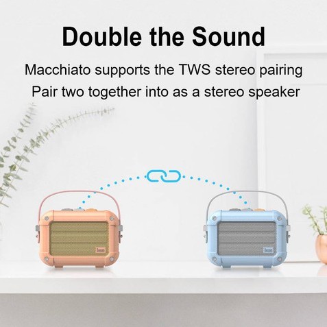 Loa Bluetooth Divoom Macchiato 6W - Dâu Đen Store