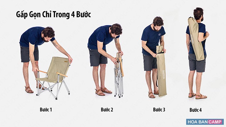 GHẾ GẤP DU LỊCH NATUREHIKE NH19JJ004