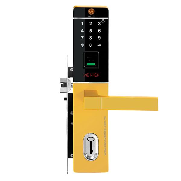 Khóa Điện Tử Việt Tiệp 28286 Vân tay, Mã Số, Chìa cơ