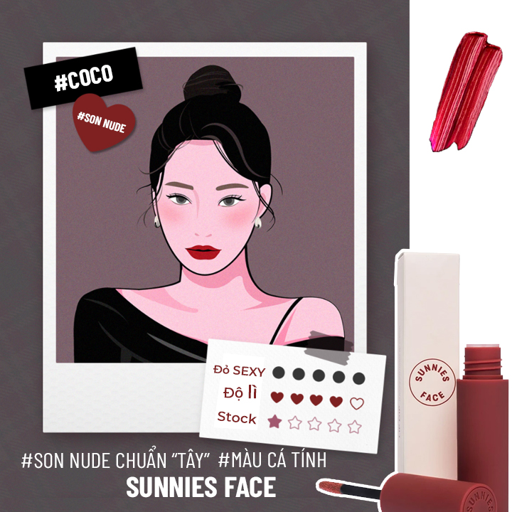 Son kem lì Sunnies Face Coco