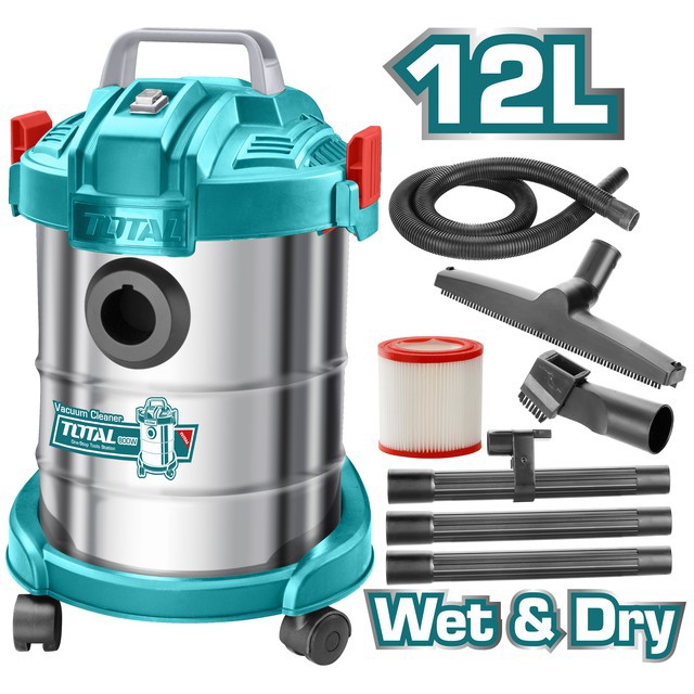 Máy hút bụi 12l total tvc14122 |máy hút bụi 800w total hút bụi ướt và khô