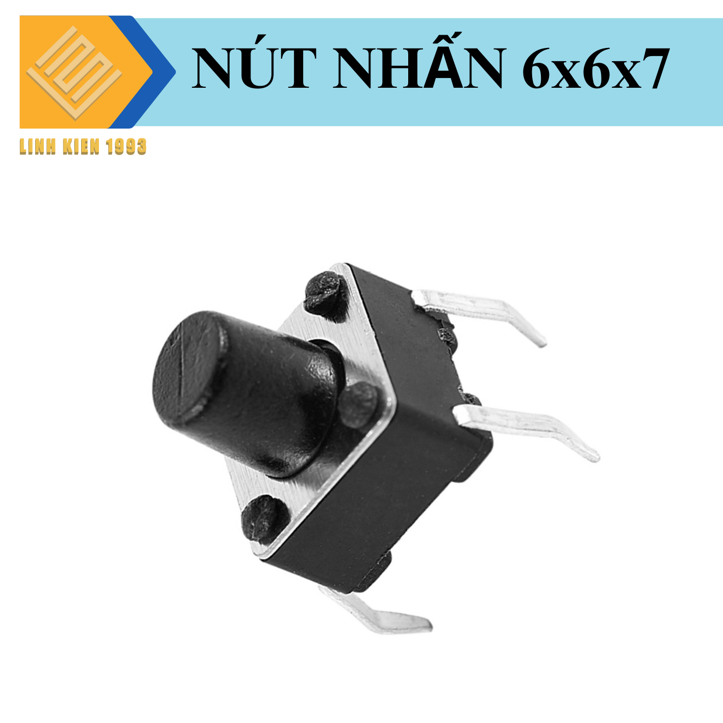 [ 5 CON ] Nút nhấn 6x6x7mm nhấn nhã