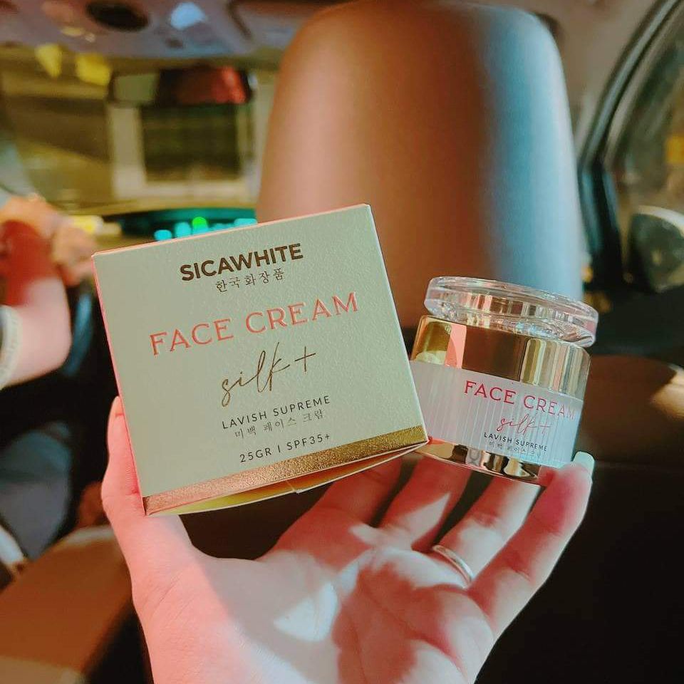 Kem Face Lụa Sica White, Kem Face Silk Dưỡng Trắng Da Đa Chức Năng