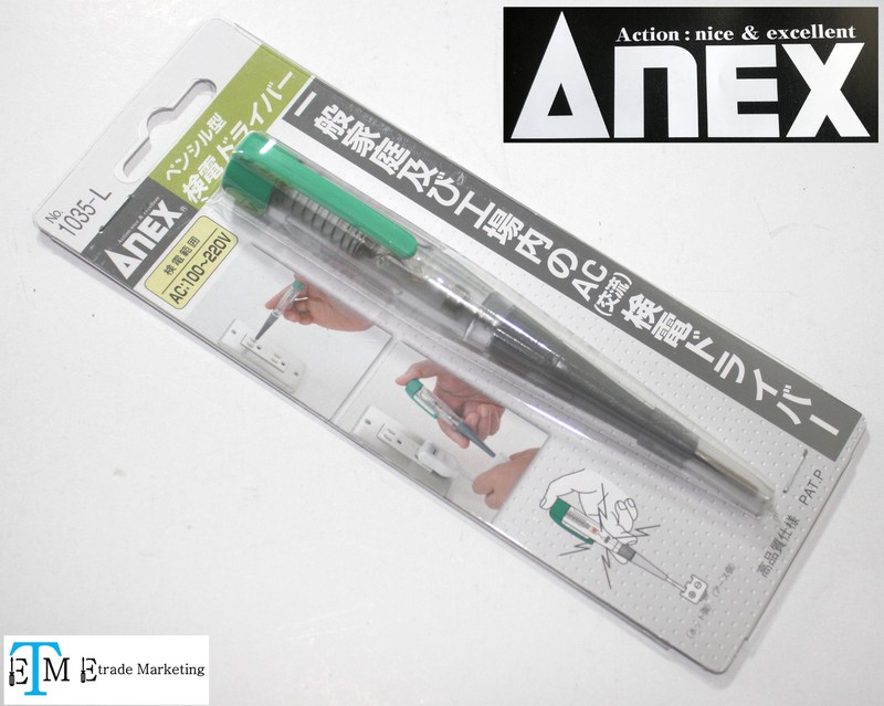 [HCM]Bút thử điện No.1035-L Anex Nhật Bản