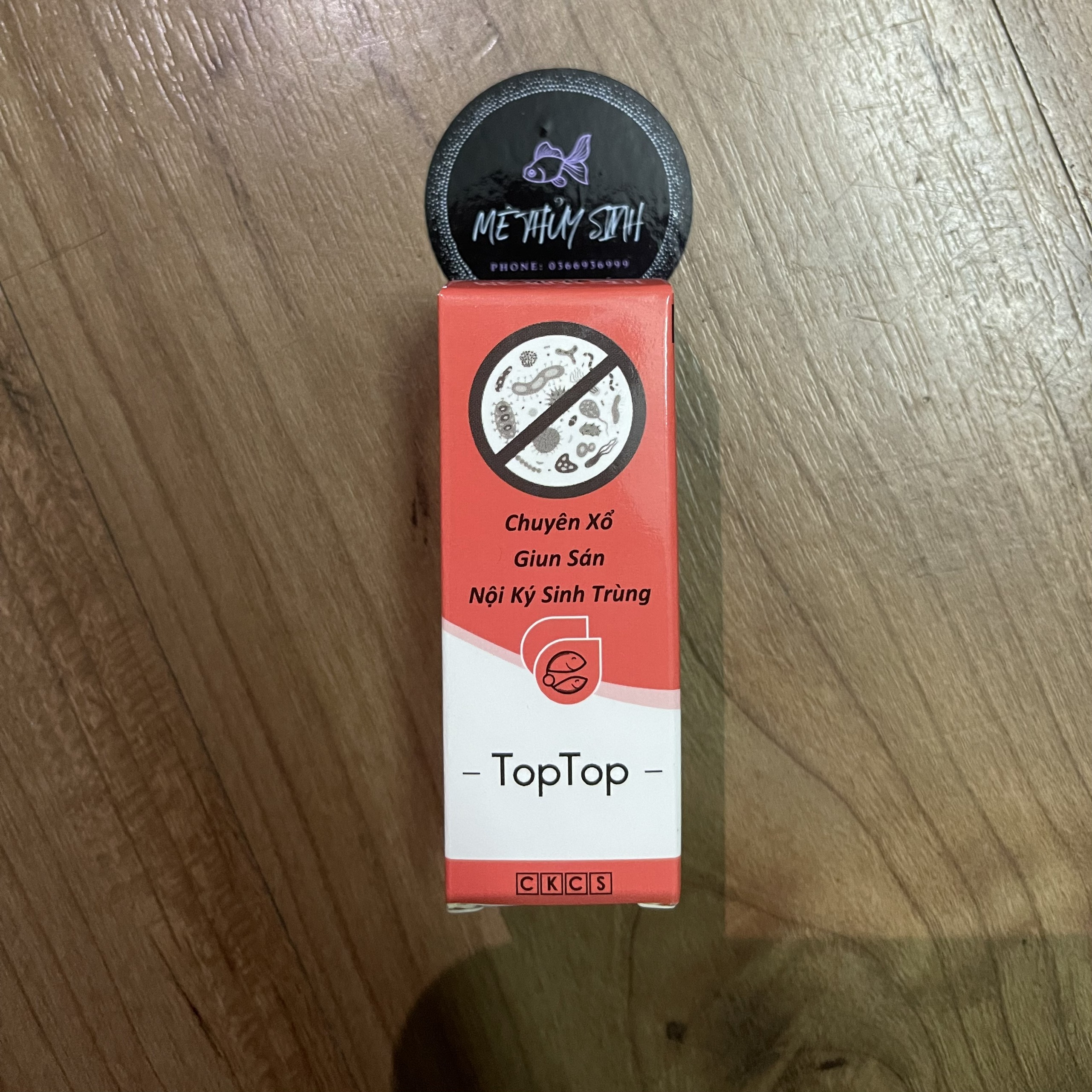 Anti Stress + Parakill + TopTop - Dưỡng cá (Nấm, túm, lắc, lừ đừ, núp góc, đốm trắng, kí sinh trùng )