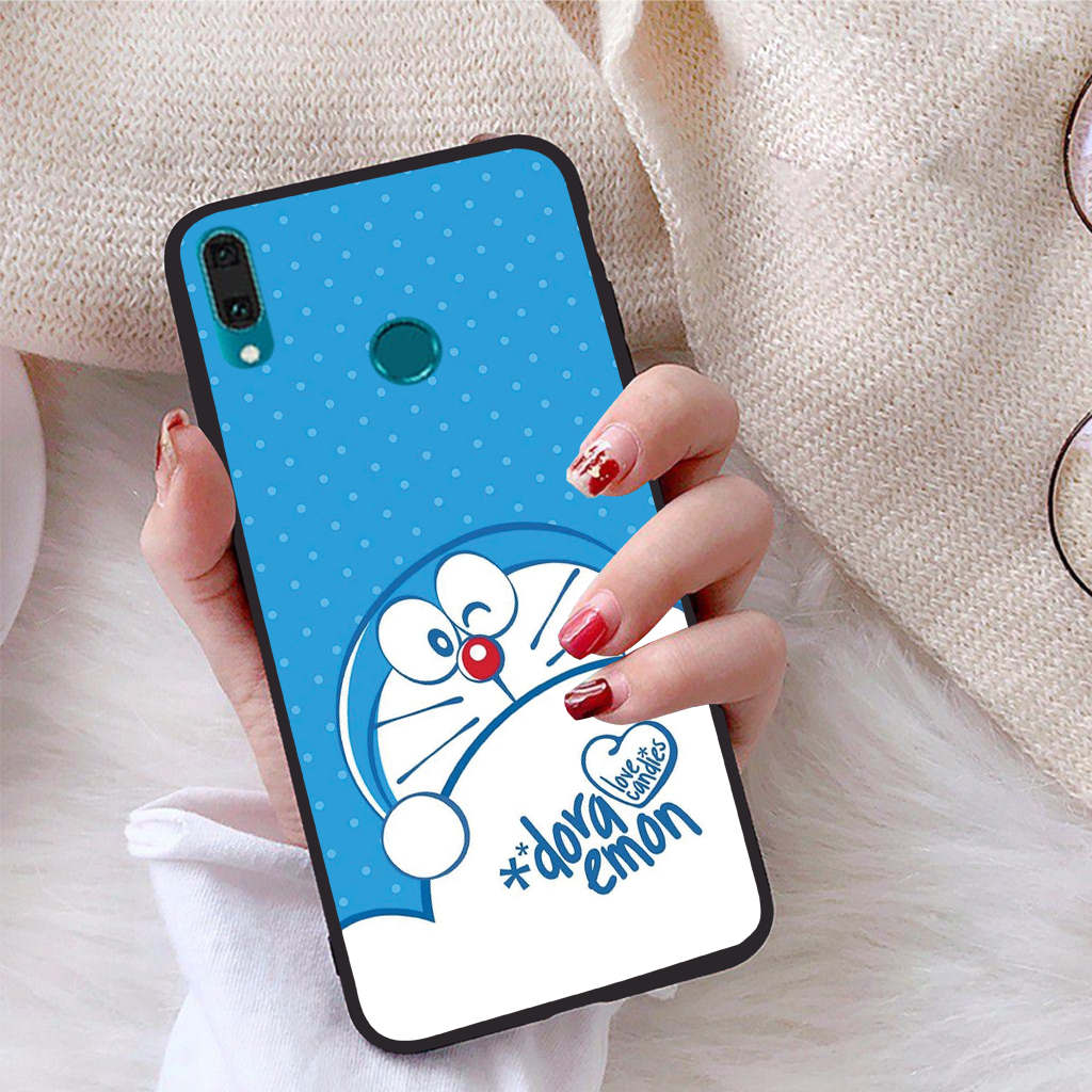 [HCM]Ốp lưng iCase dành cho Huawei Y9 2019 viền dẻo TPU BST Mèo Máy Thông Minh