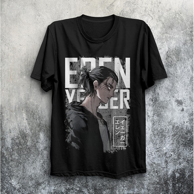 SALE Áo Phông Attack On Titan Character Eren Yeager mẫu mới cực chât