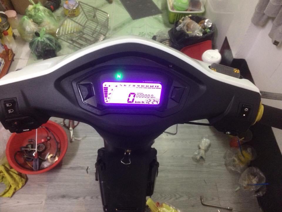Combo Đồng hồ điện tử MSX kèm bợ cổ gắn RS , Wave 2017 - 2024